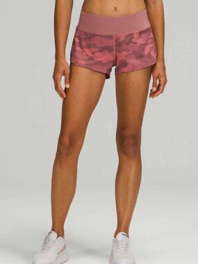 lululemon | Speed Up Short in Heritage 365 Camo Brier Rose Multi / Spiced Chai